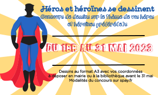 Concours de dessins sur le thème des héros et héroïnes préféré(e)s