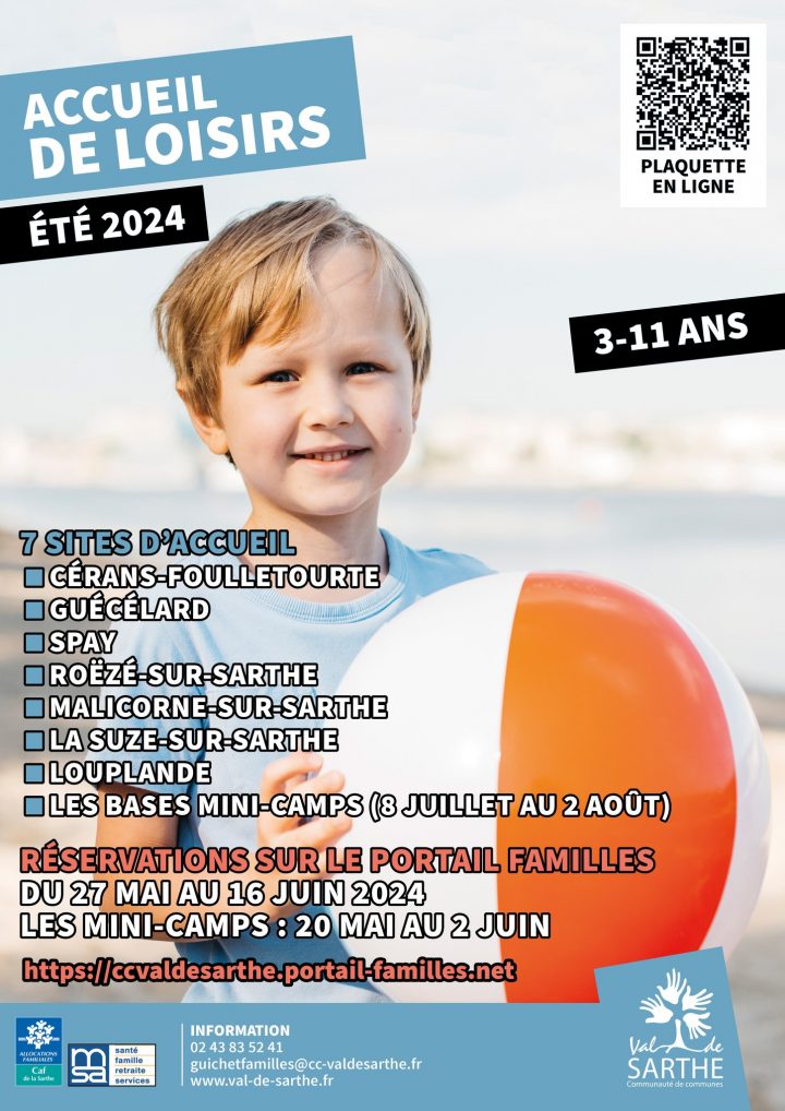 accueil de loisirs été 2024