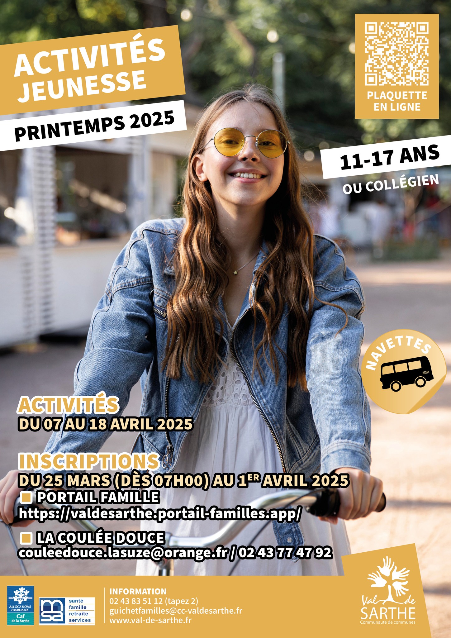 Activités jeunesse printemps 2025